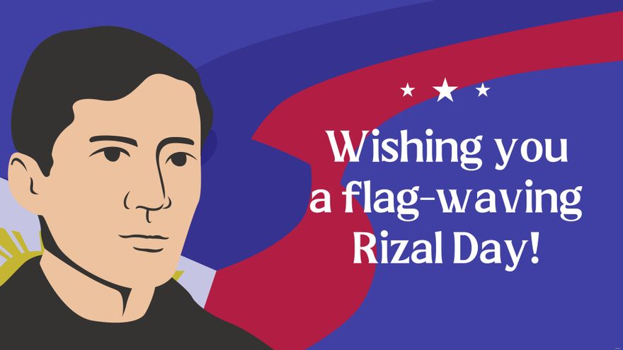 Free Rizal Day Wishes Background