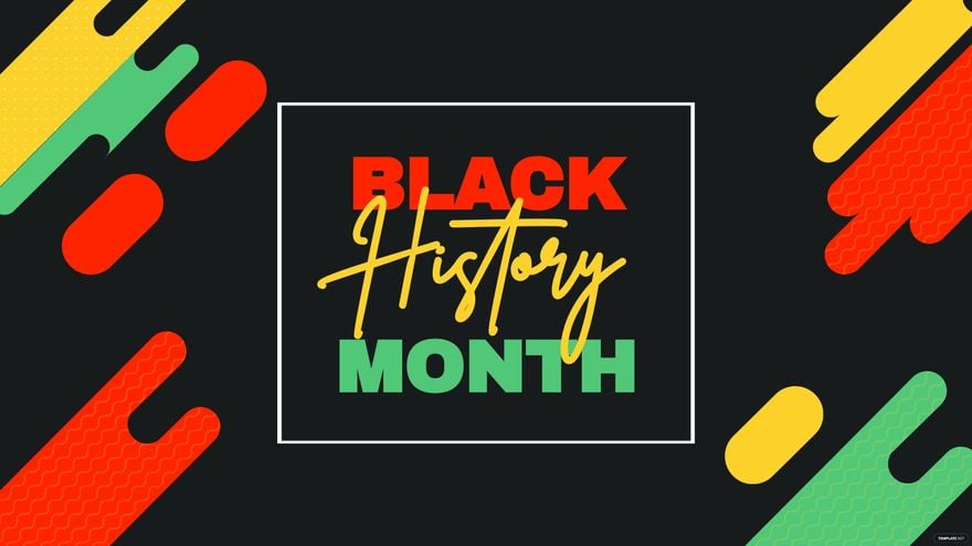 Black History Month Design Background