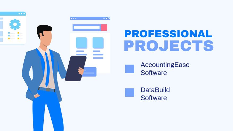 Free Software Developer Portfolio Presentation Template to Edit Online