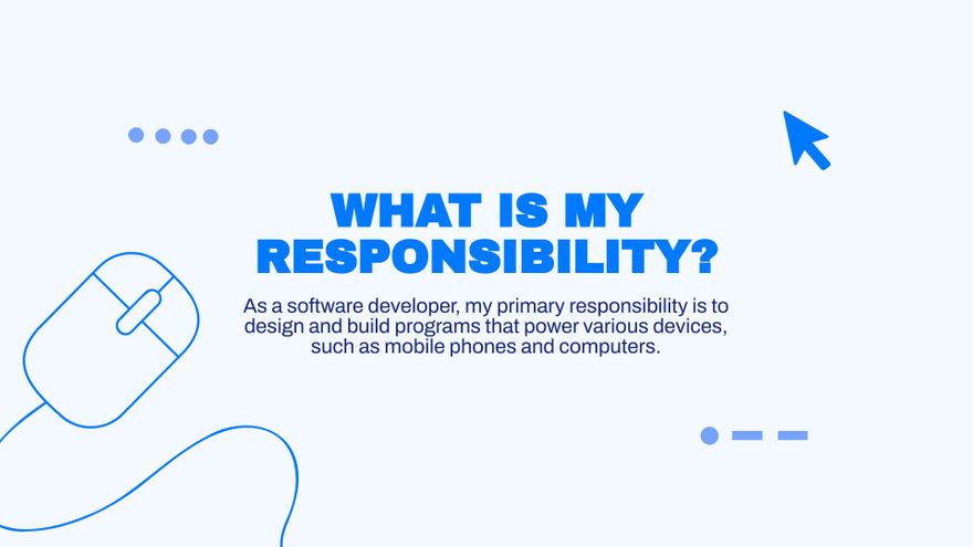 Free Software Developer Portfolio Presentation Template to Edit Online