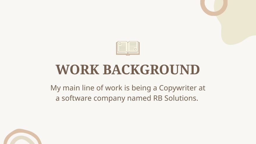 Free Poet Portfolio Presentation Template to Edit Online