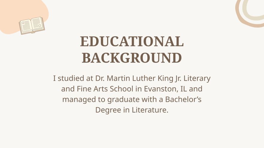Free Poet Portfolio Presentation Template to Edit Online