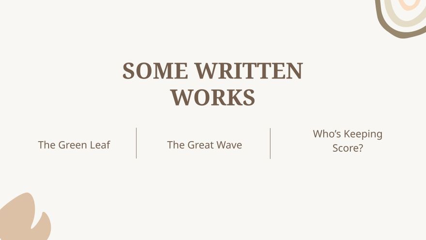 Free Poet Portfolio Presentation Template to Edit Online