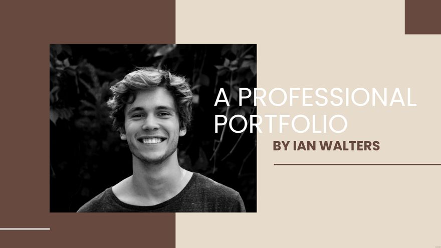 Musician Portfolio Presentation Template Google Slides PowerPoint