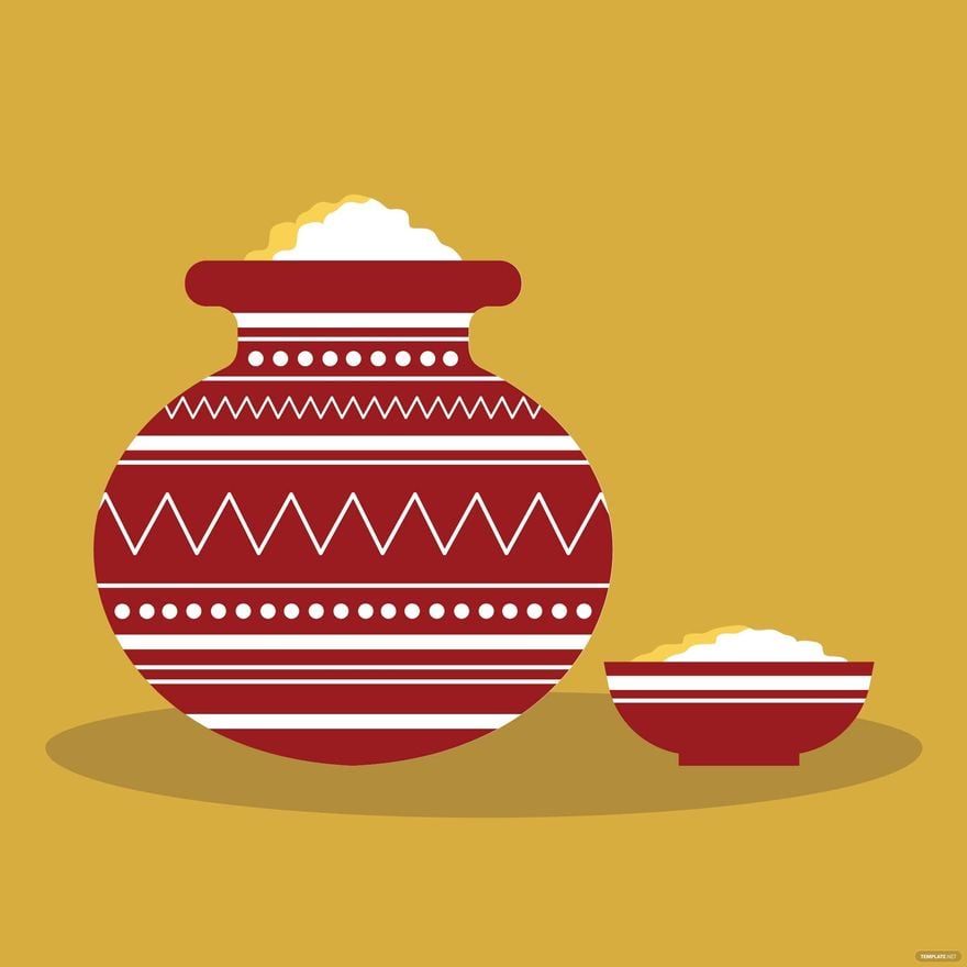 Pongal Clipart Vector