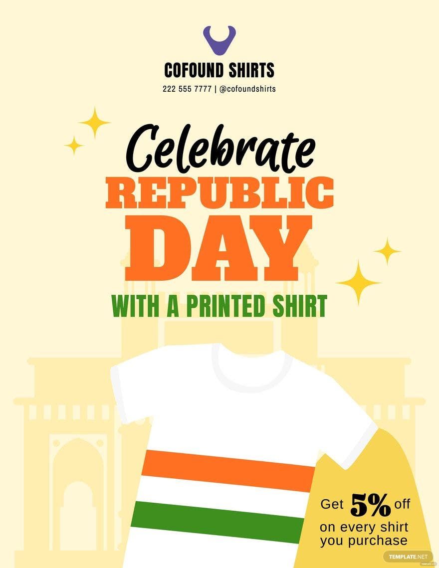 Creative Republic Day Flyer