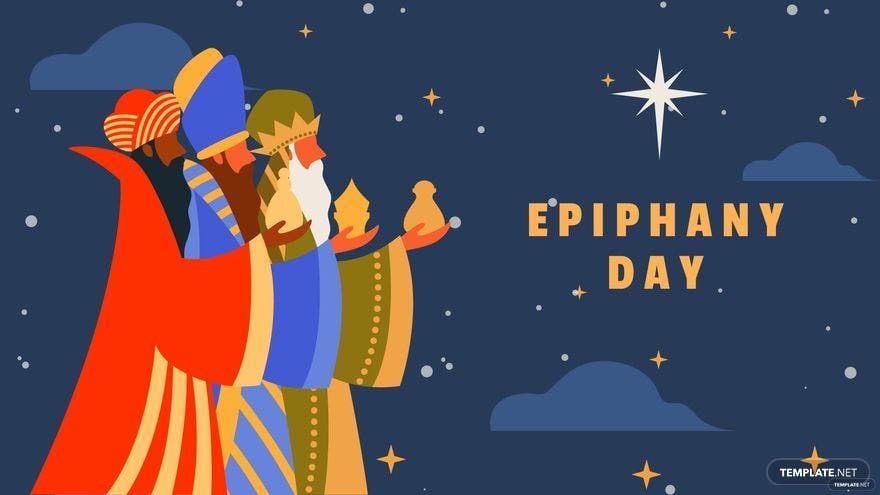 Free Epiphany Day Banner Background