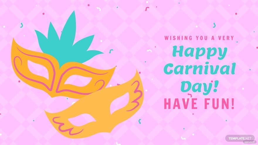 Free Carnival Wishes Background