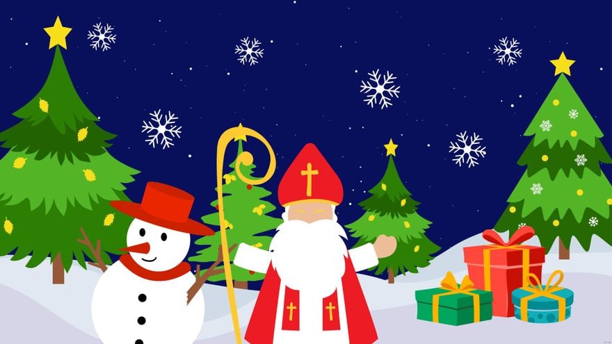 Orthodox Christmas Vector Background
