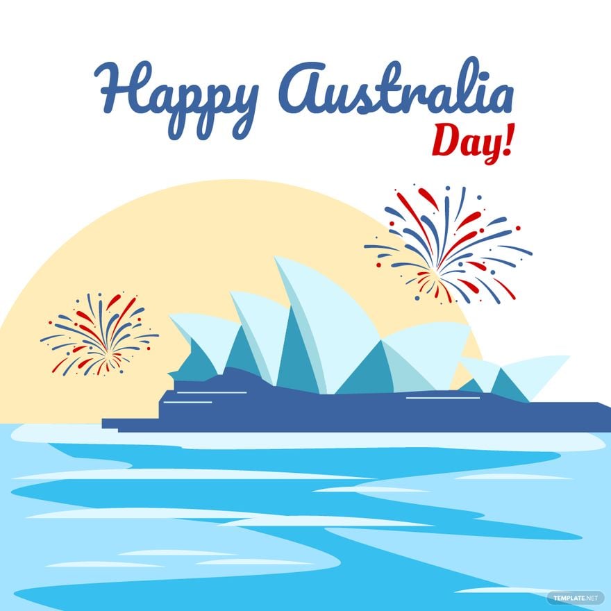 Happy Australia Day Vector