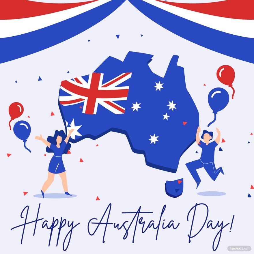 Australia Day Celebration Vector in Illustrator, PSD, EPS, SVG, JPG, PNG