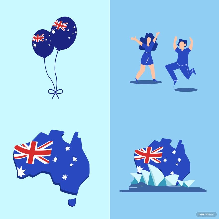 Free Australia Day Clipart Vector in Illustrator, PSD, EPS, SVG, JPG, PNG