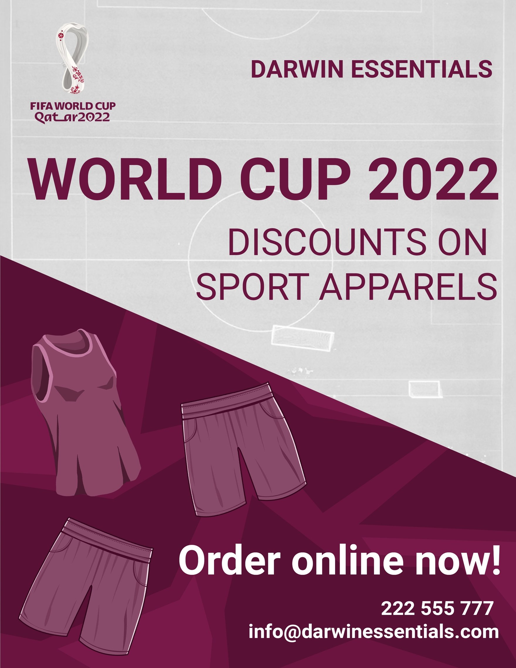 Sales World Cup 2022 Flyer
