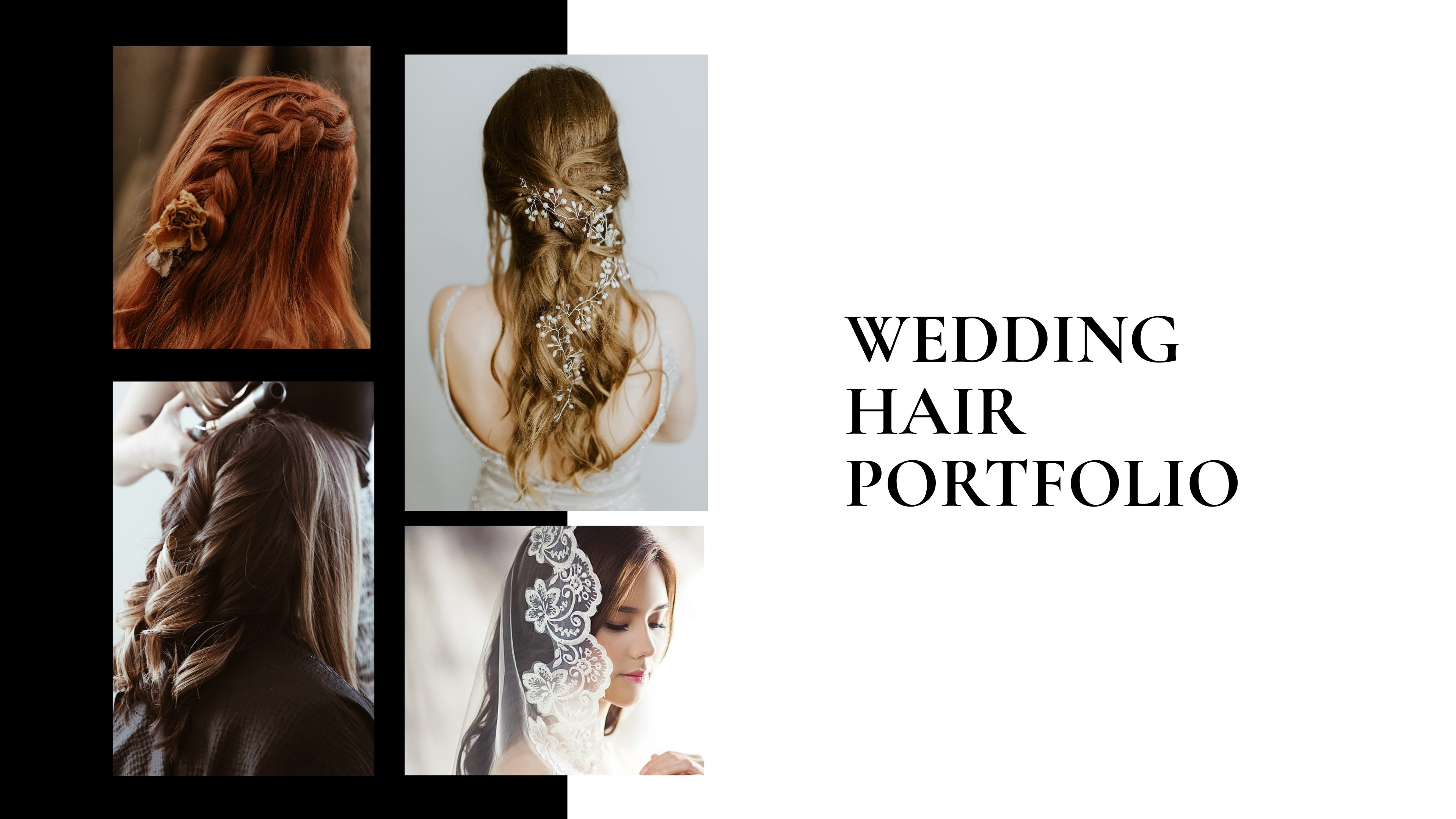 Hair Stylist Portfolio Presentation Template Google Slides