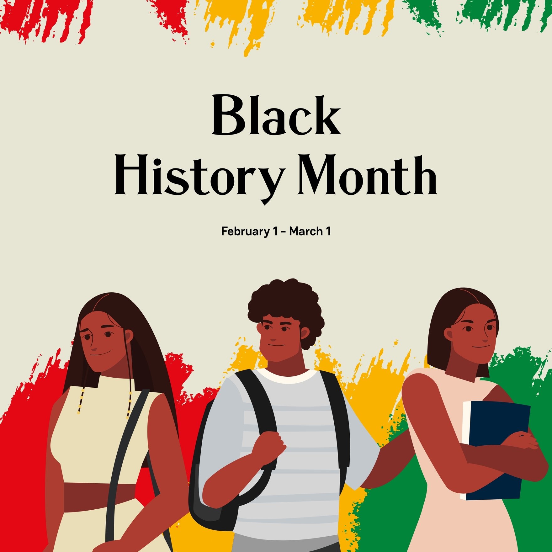 Black History Month WhatsApp Post in Illustrator, PSD, EPS, SVG, PNG, JPEG