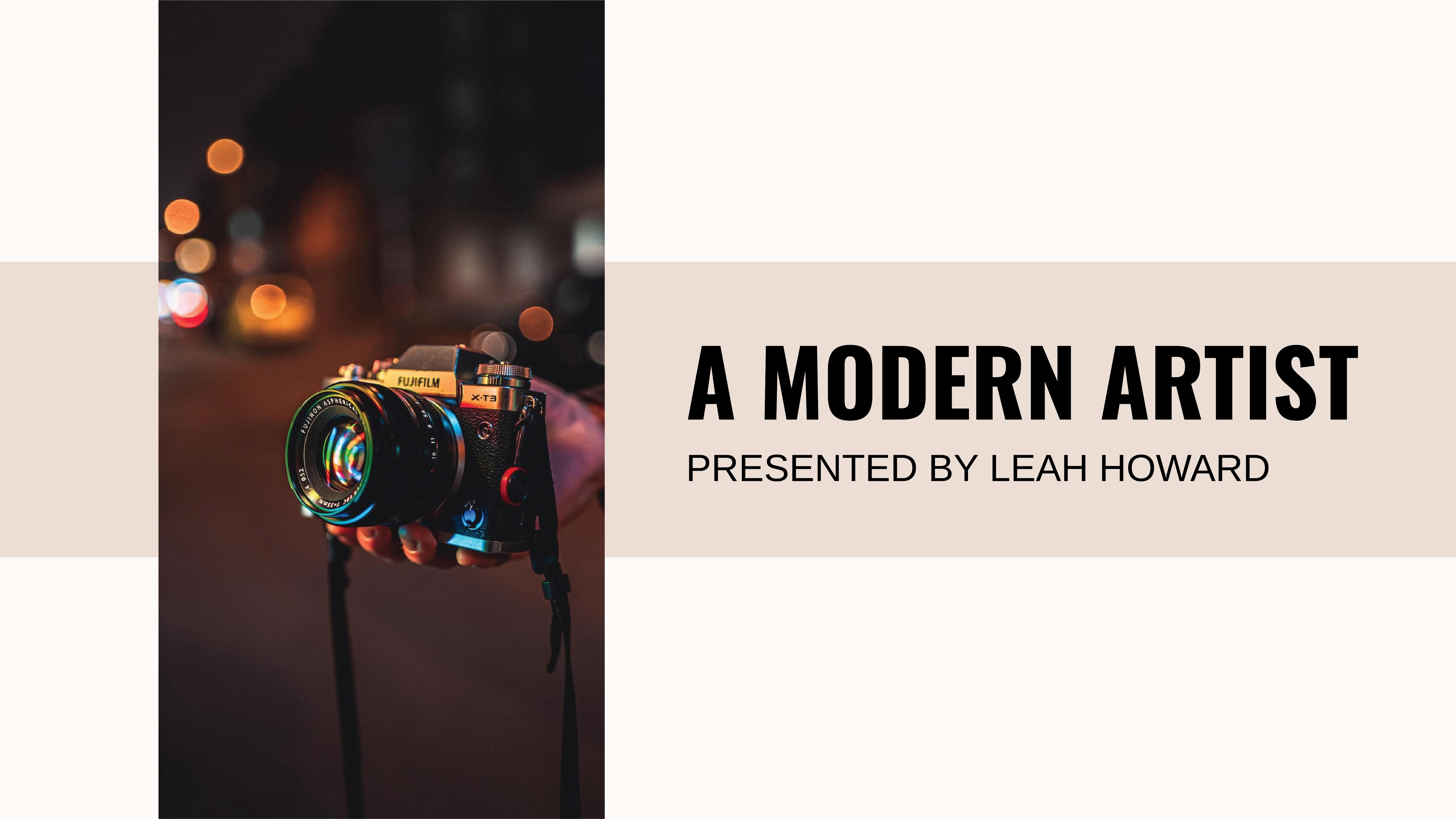 Musician Portfolio Presentation Template Google Slides PowerPoint