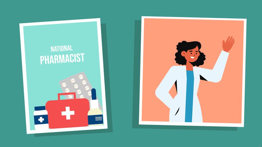 Free National Pharmacist Day Image Background in PDF, Illustrator, PSD, EPS, SVG, JPG, PNG