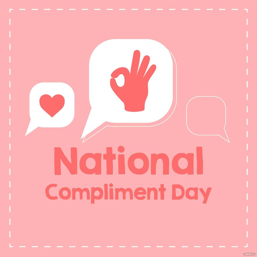 National Compliment Day Vector in Illustrator, PSD, EPS, SVG, JPG, PNG