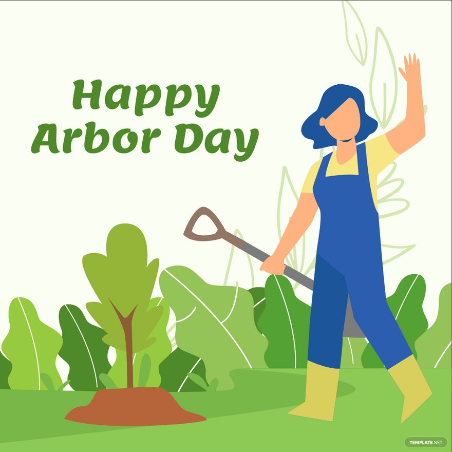 Free Happy Arbor Day Vector