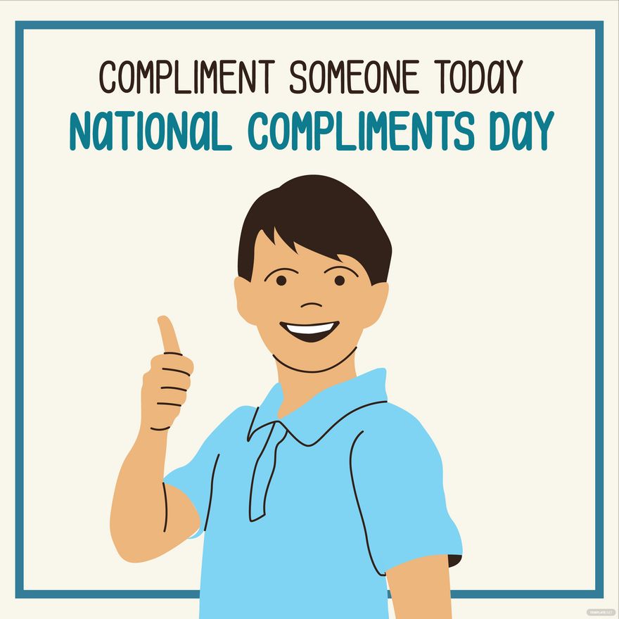 national compliment day vector