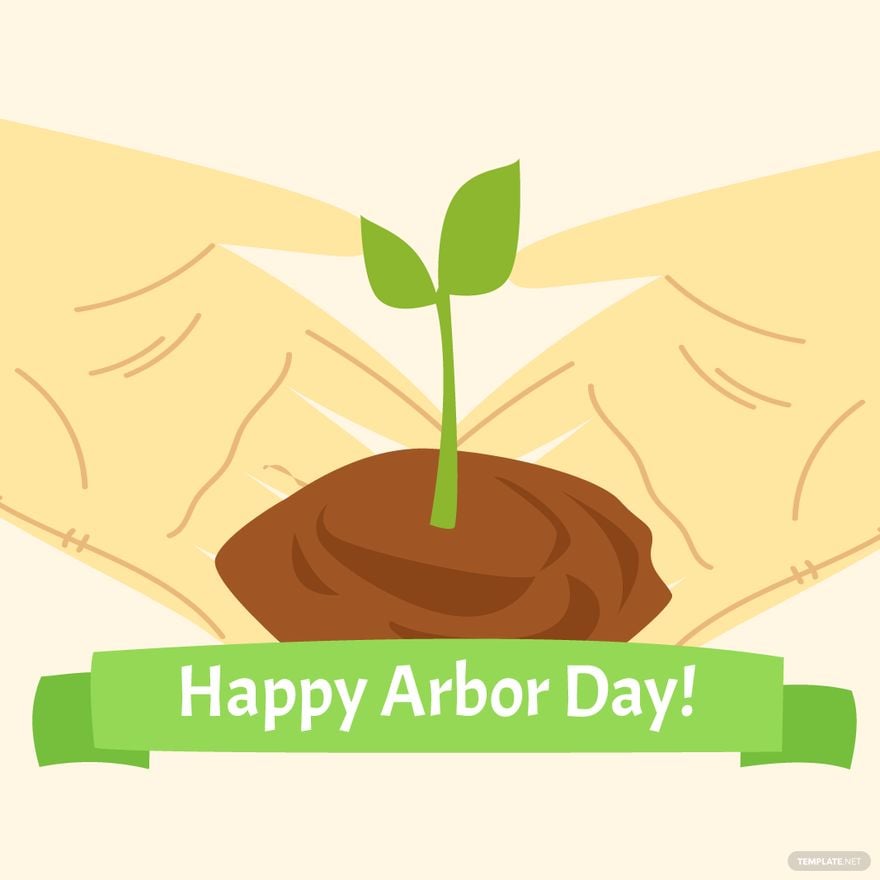 Free Happy Arbor Day Illustration