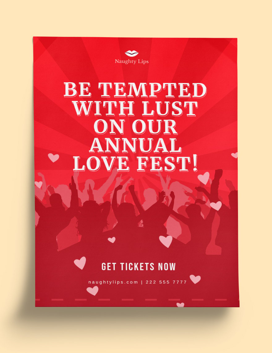 Party Valentine's Day Flyer