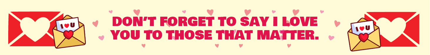 Valentine's Day Website Banner