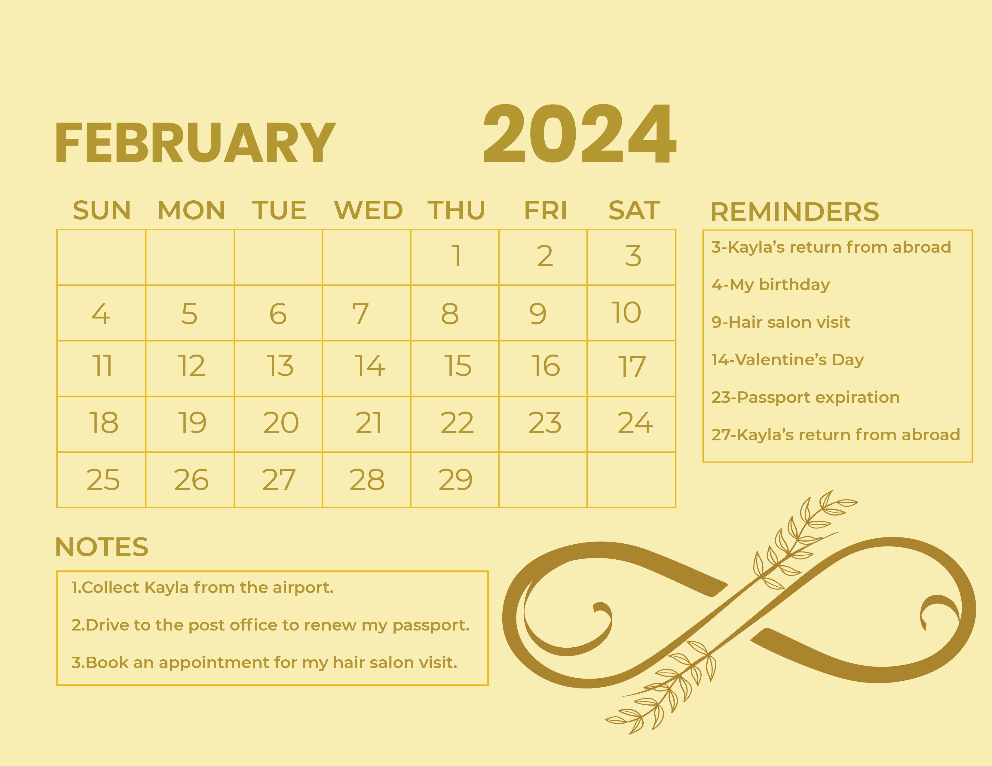 Free Fancy February 2023 Calendar Download In Word Google Docs Free Fancy February 2023 Calendar Download In Word Google Docs