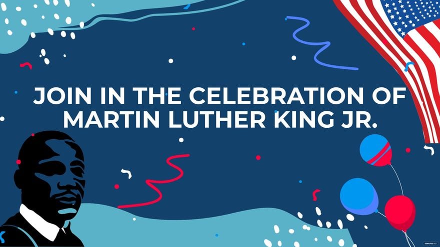 Martin Luther King Day Invitation Background