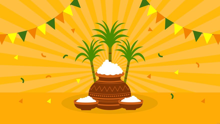 Pongal Background - Images, HD, Free, Download 