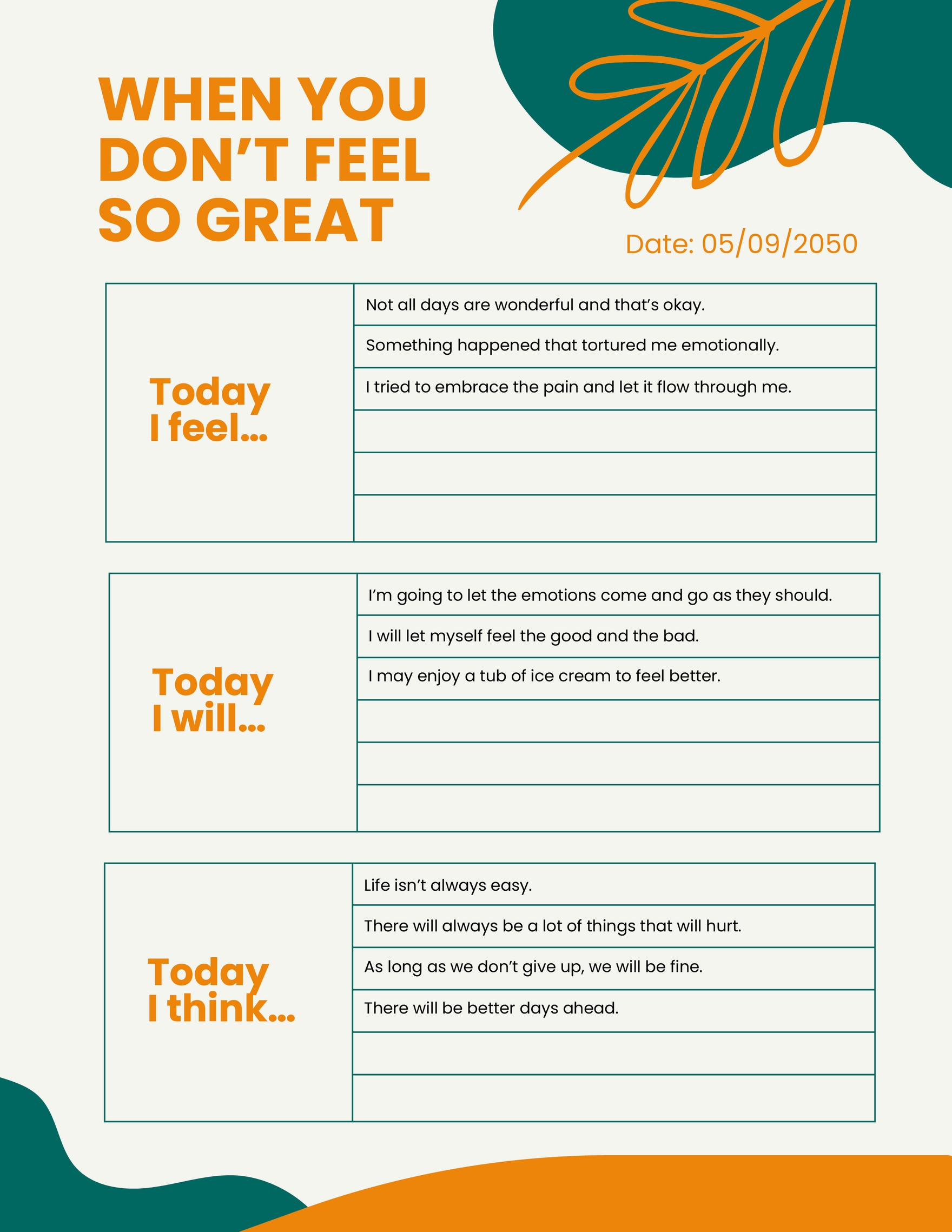 Personal Diary Template in Word, Illustrator, PSD