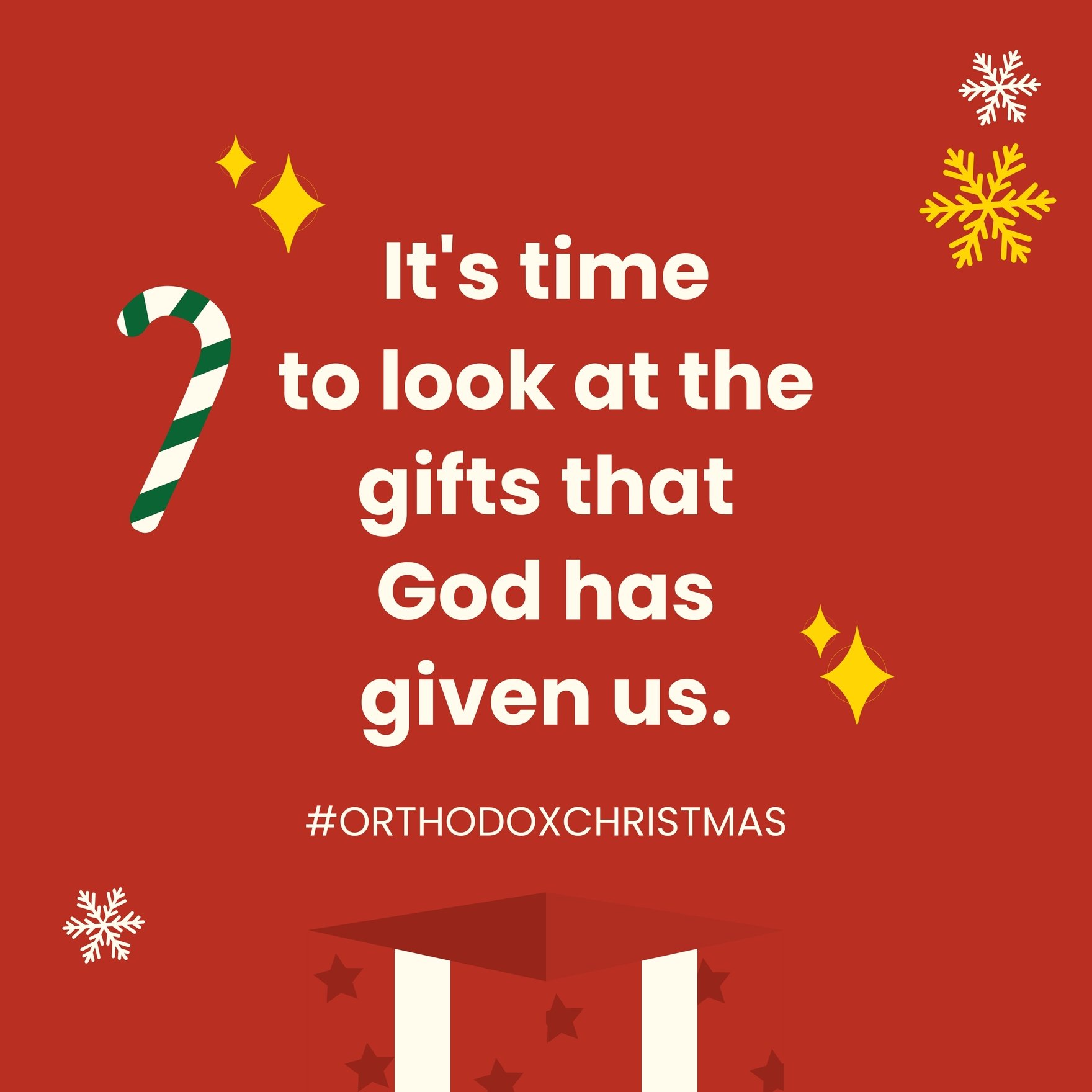 Orthodox Christmas Instagram Post