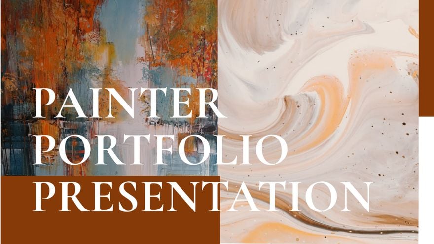 Painter Portfolio Presentation Template