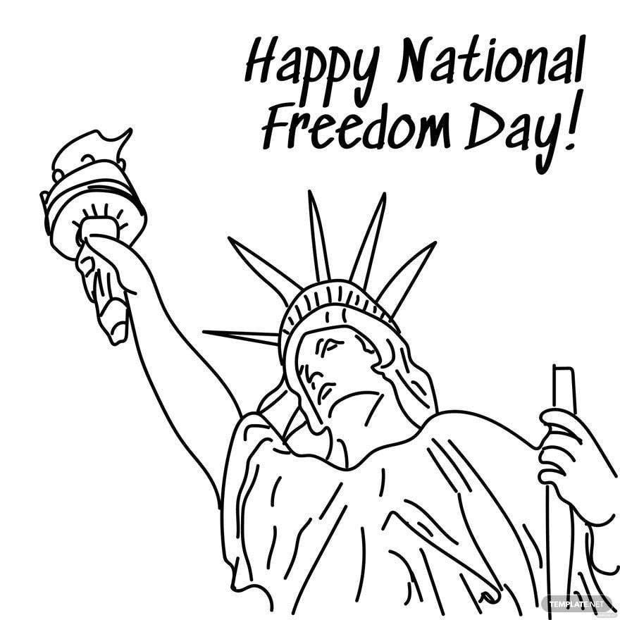 national freedom day vector
