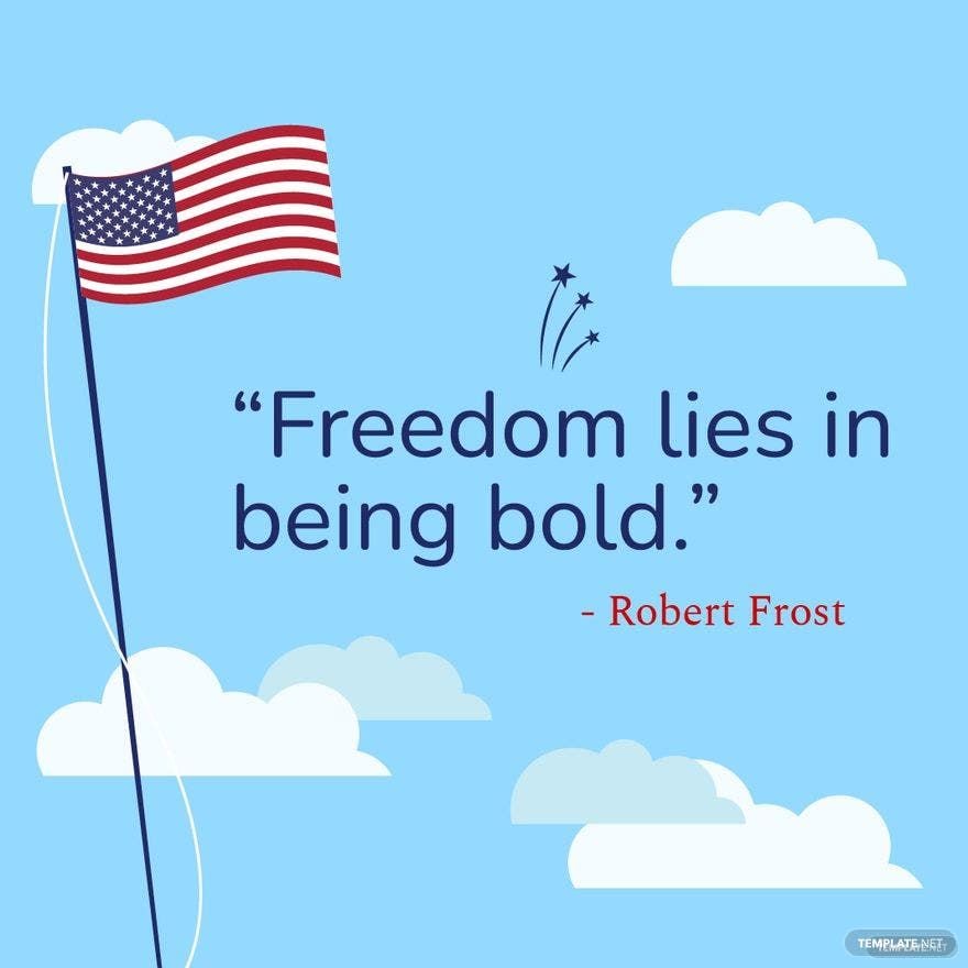 National Freedom Day Quote Vector