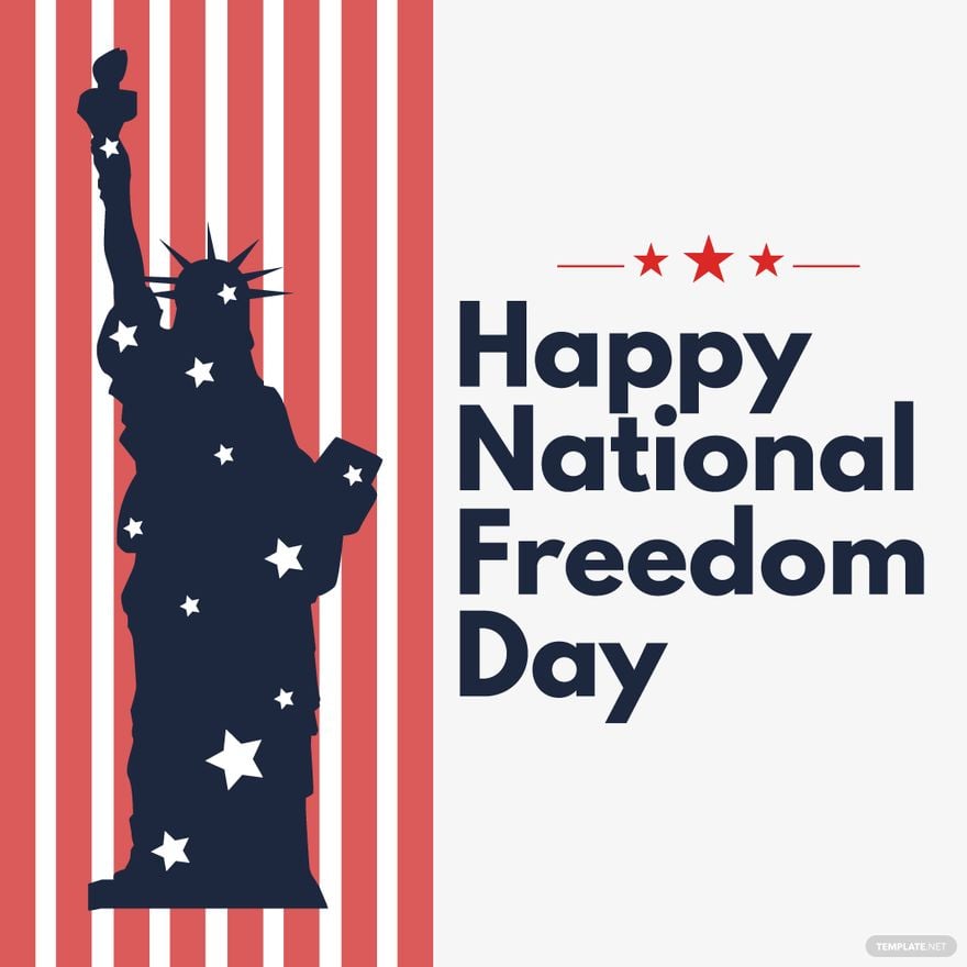 National Freedom Day Vector