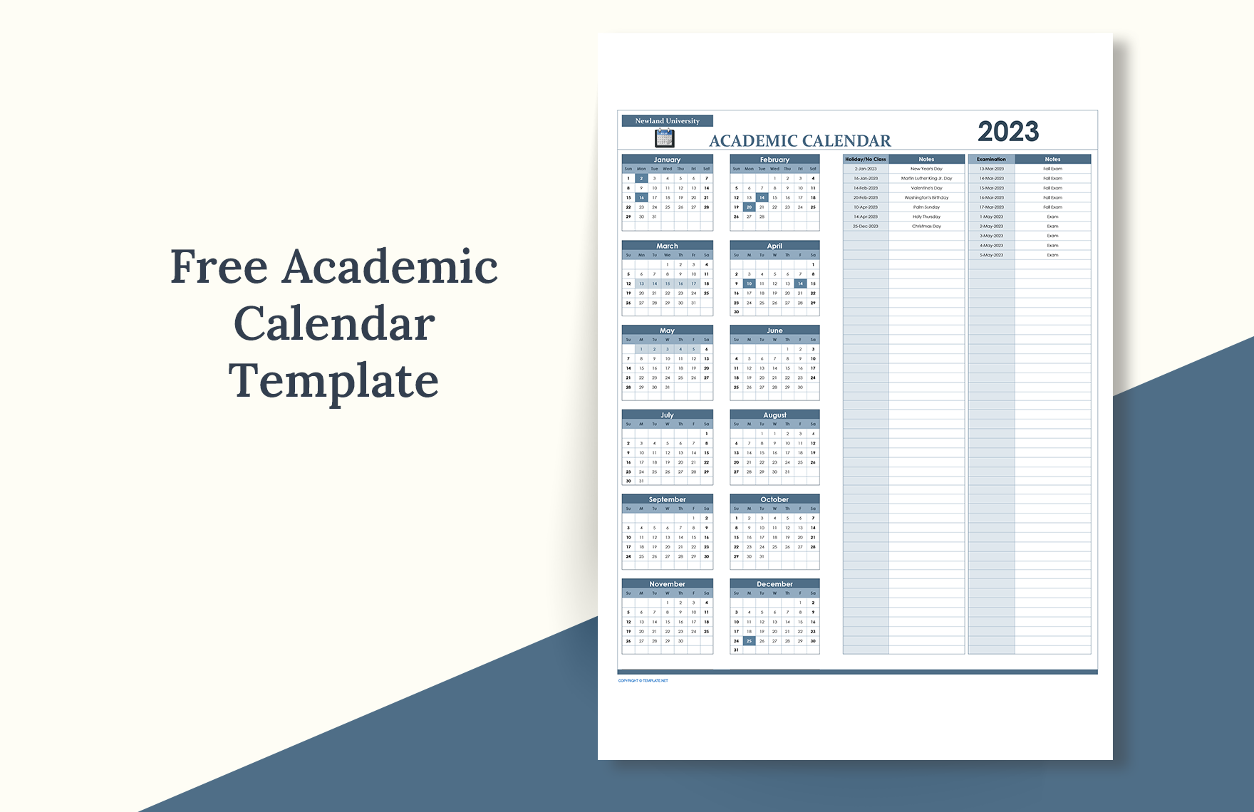 Academic Calendar 2025-25 Pakistan