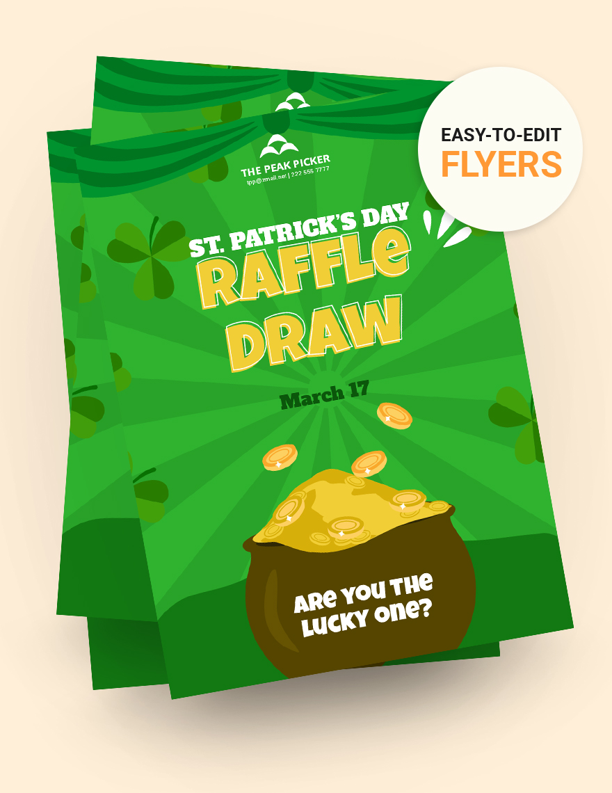 Creative St. Patrick's Day Flyer