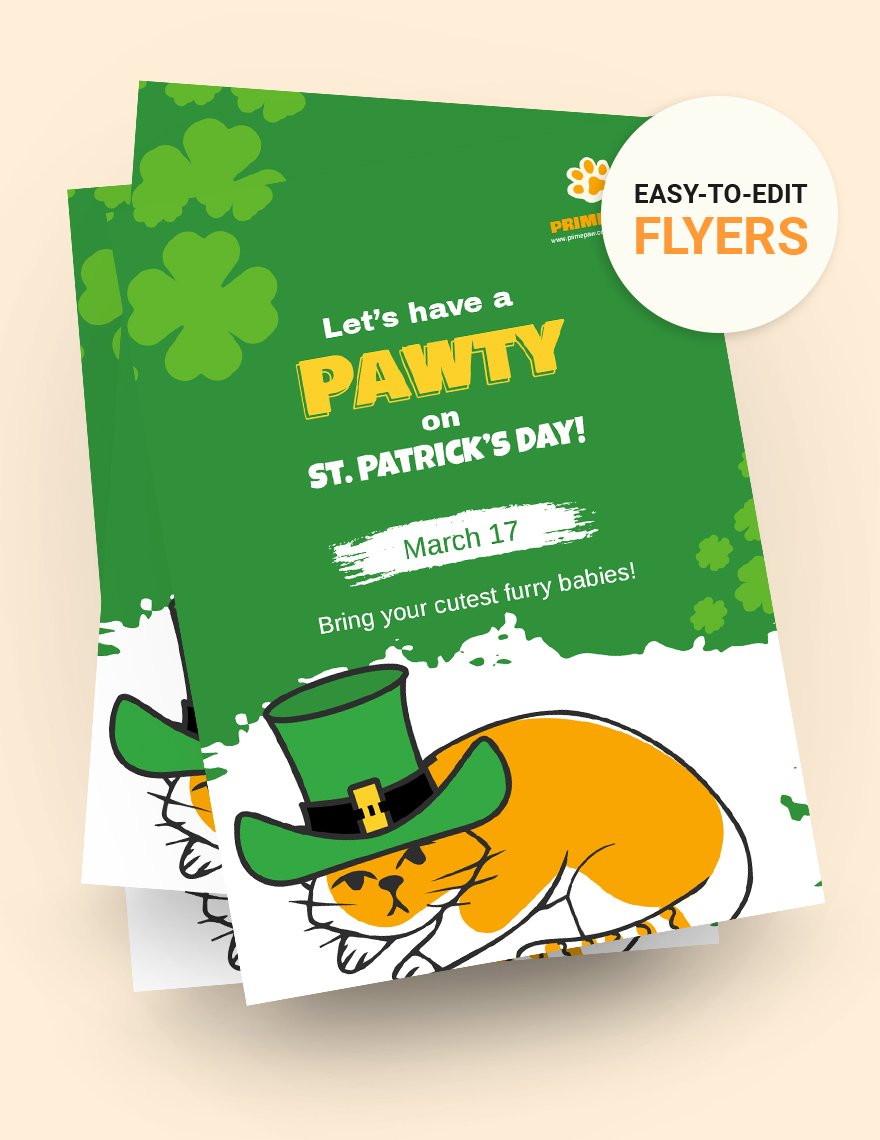 Party St. Patrick's Day Flyer