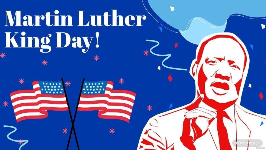 Martin Luther King Day Vector Background