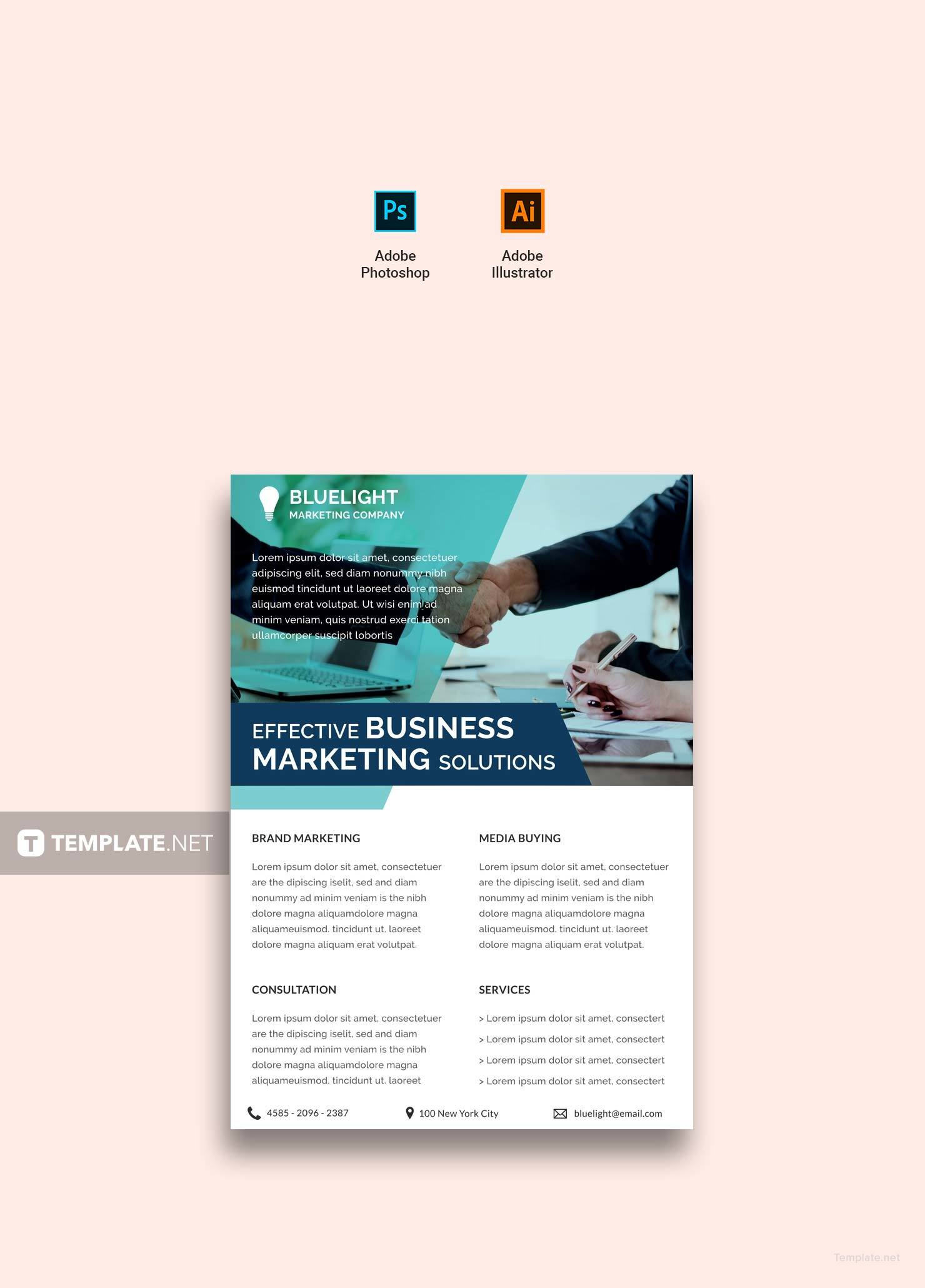 Free Investment Marketing Firm Datasheet Template in Adobe Photoshop ...