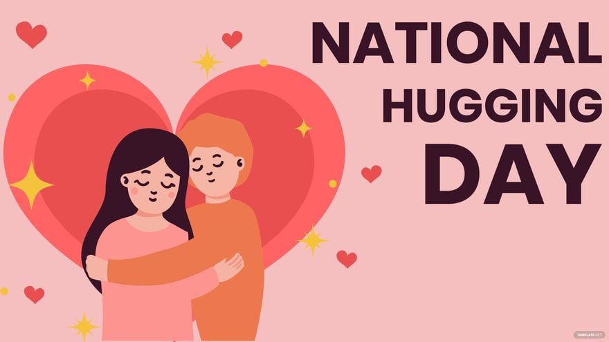 Happy National Hugging Day Background