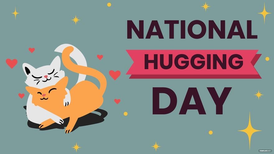 High Resolution National Hugging Day Background