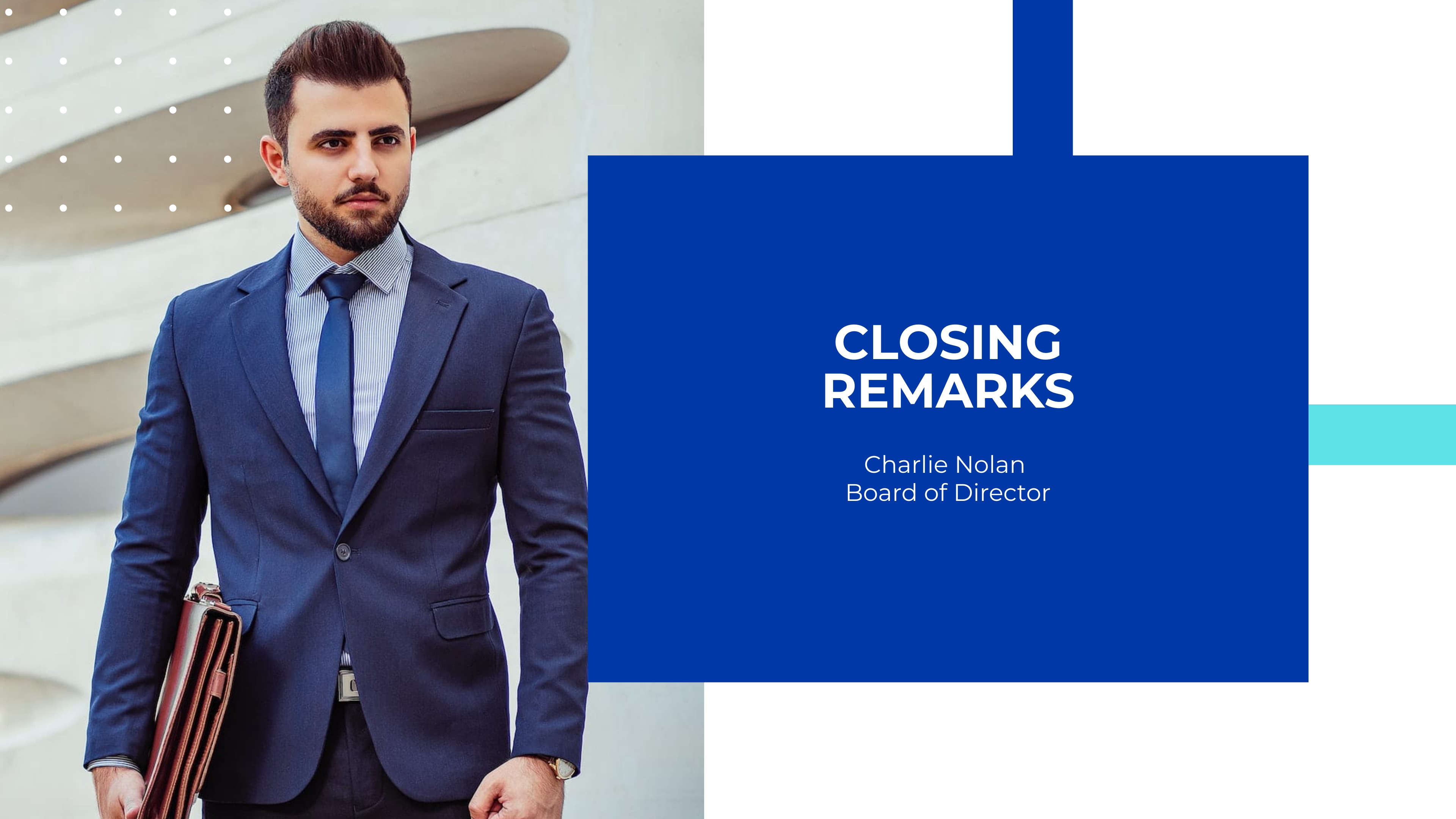 Free Board Meeting Presentation Template to Edit Online