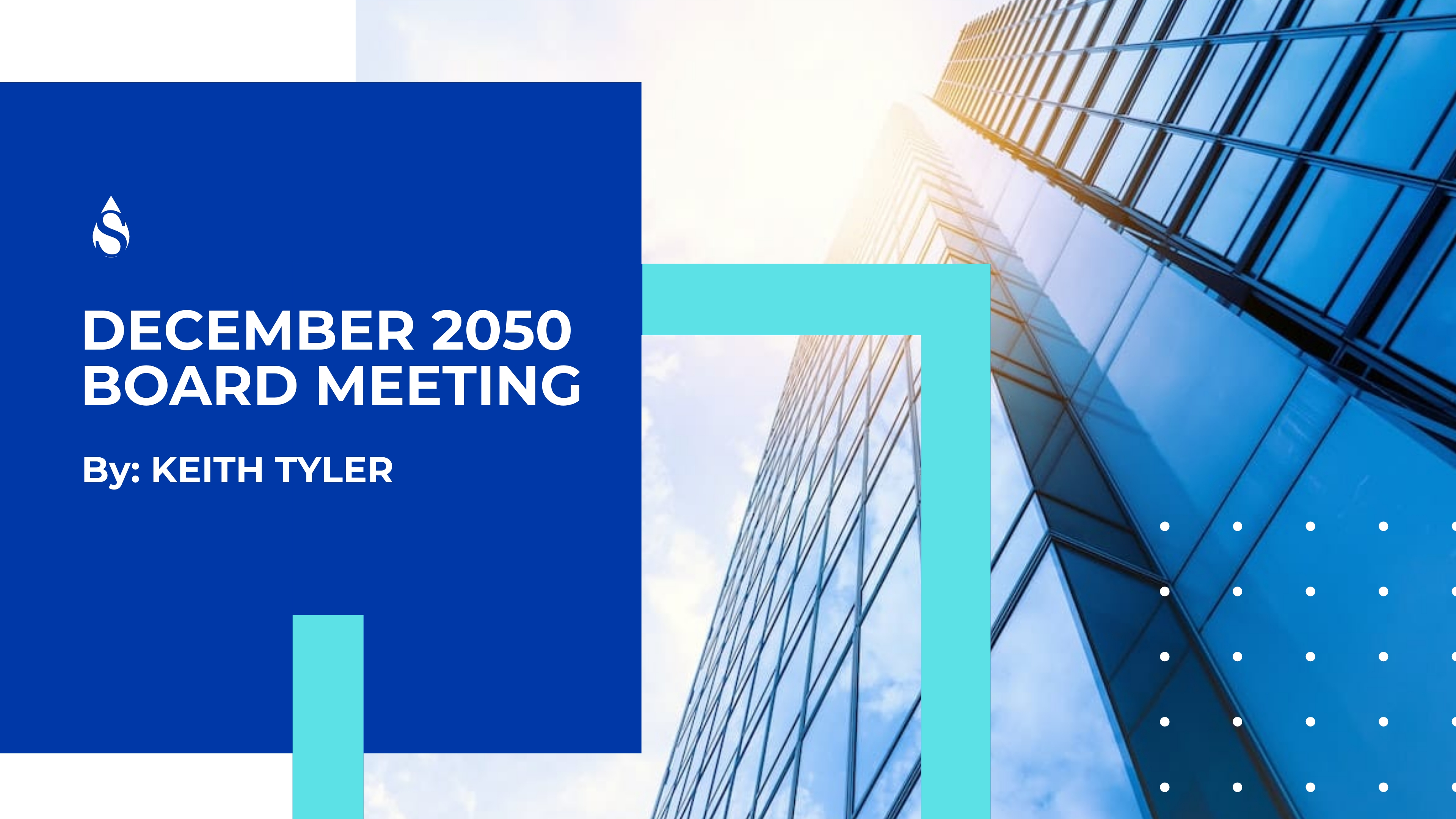 Free Board Meeting Presentation Template to Edit Online