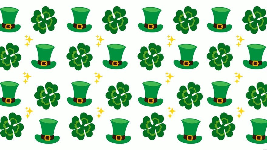 St. Patrick's Day Pattern Background in PDF, Illustrator, PSD, EPS, SVG, JPG, PNG