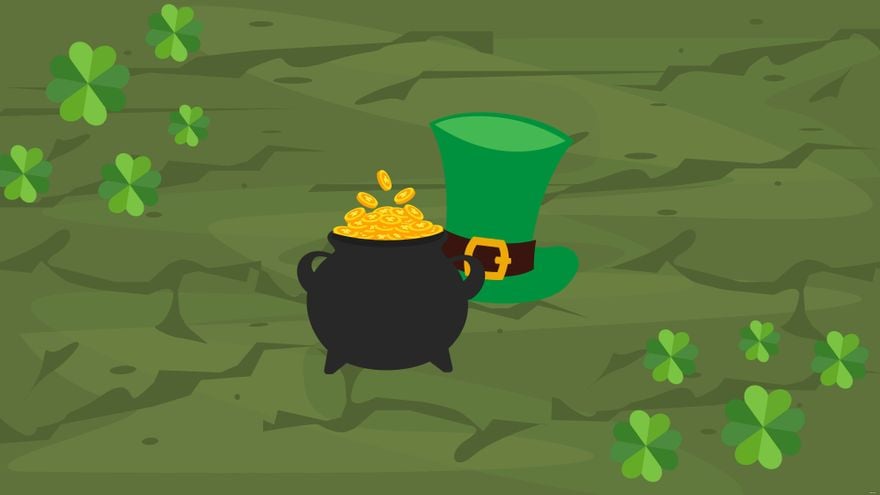 St. Patrick's Day Texture Background