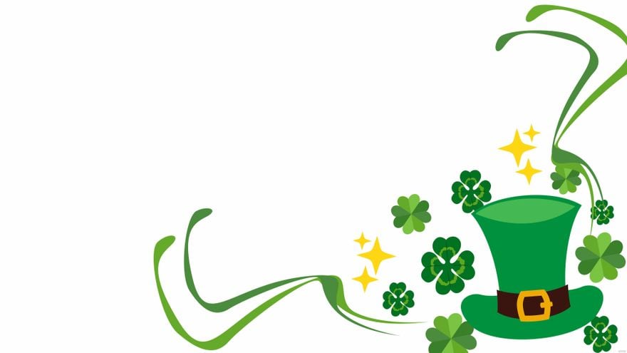 St. Patrick's Day White Background - EPS, Illustrator, JPG, PSD, PNG, PDF,  SVG 