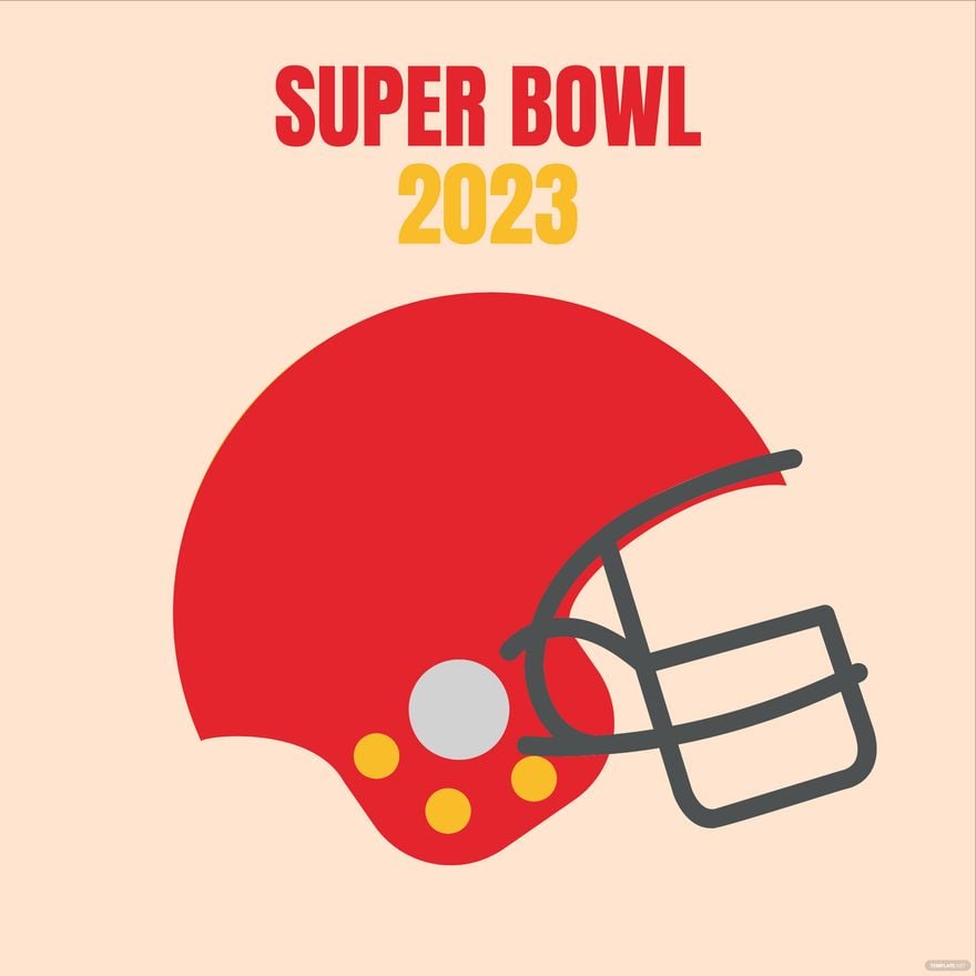 Super Bowl 2023 Clipart Vector