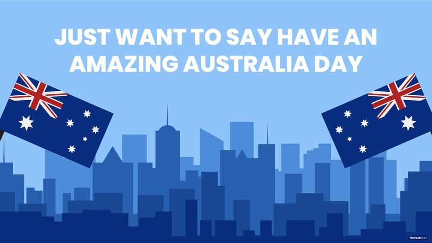 Australia Day Greeting Card Background